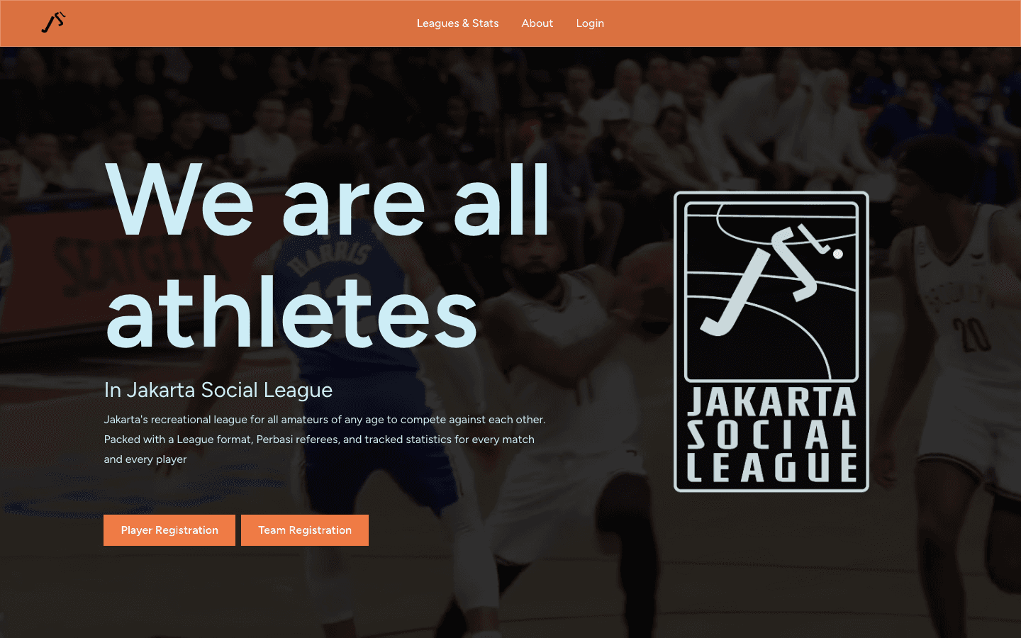 Jakarta Social League: Amateur Basketball League Platform